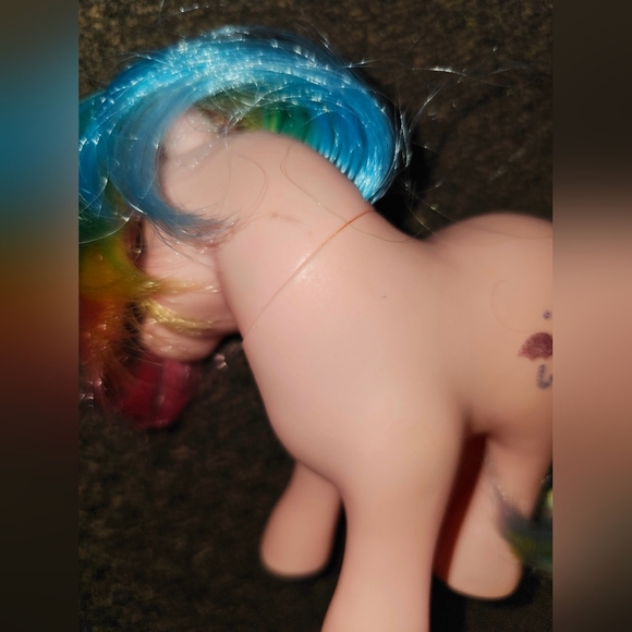 Vintage My Little Pony G1 Parasol 1983 Umbrella Cutie Marks Hasbro - Picture 4 of 5